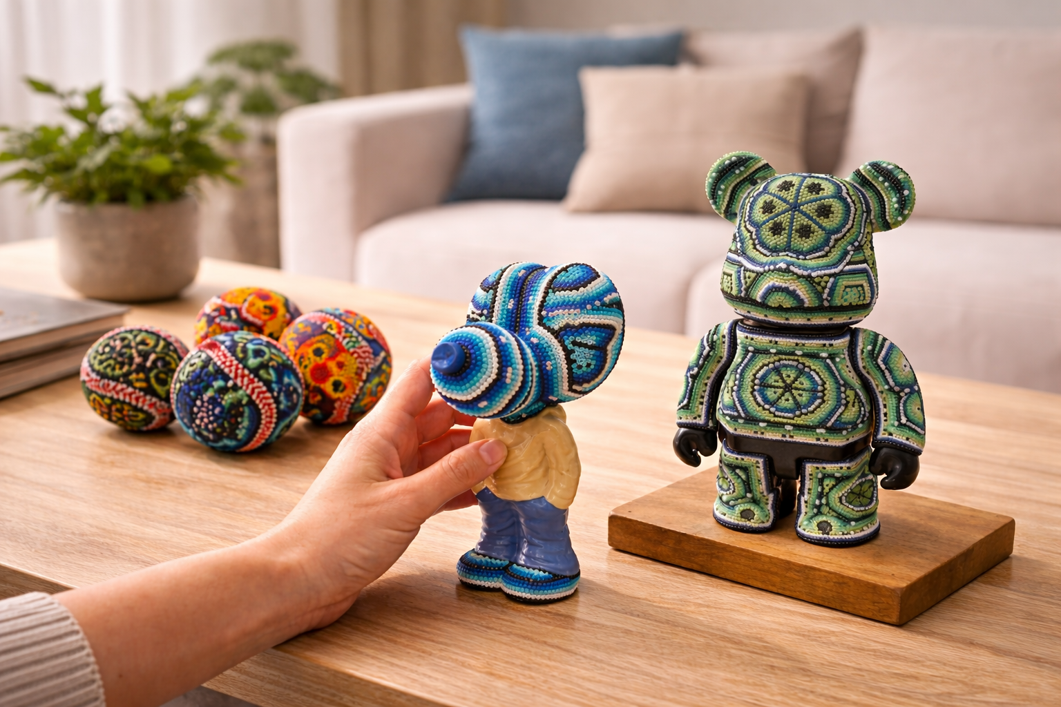 De tu mente a tus manos: crea tu pieza Wixárika única