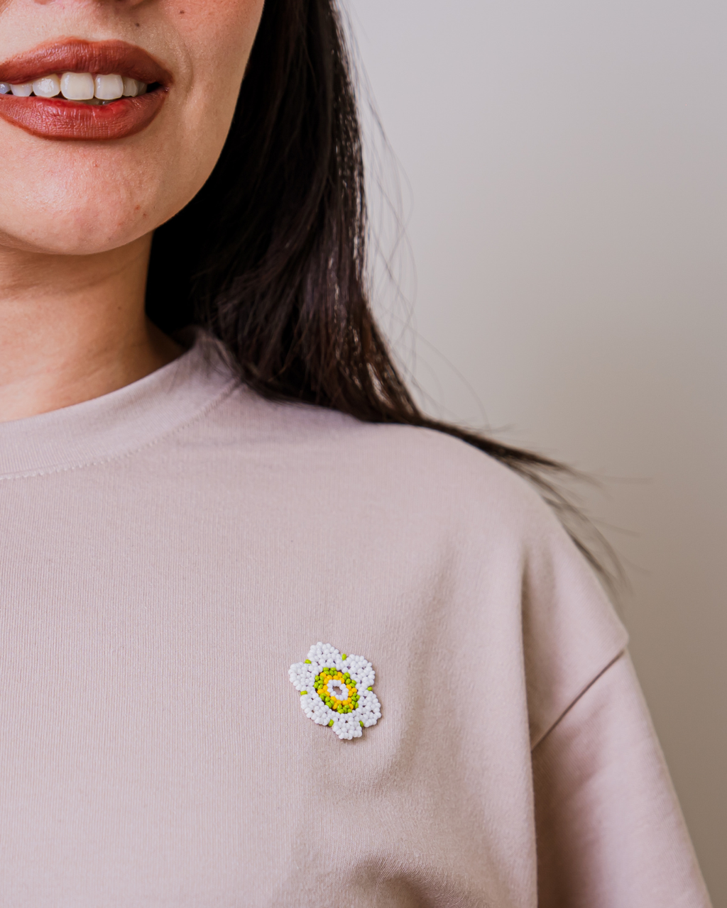 TOP OVER - CAQUI - FLOR