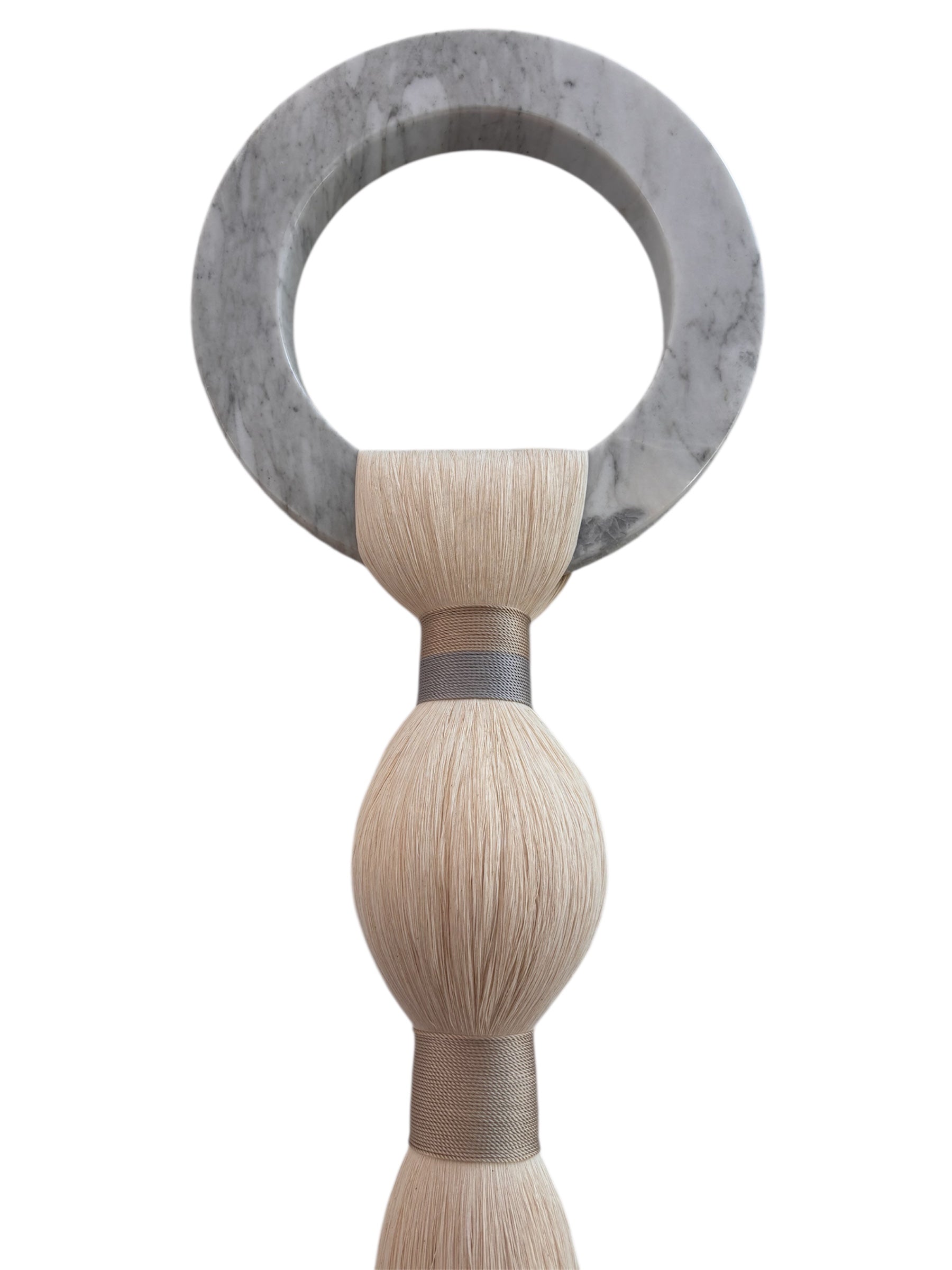 ARO MARMOL BLANCO CHICO 1 BORLA BEIGE/GRIS