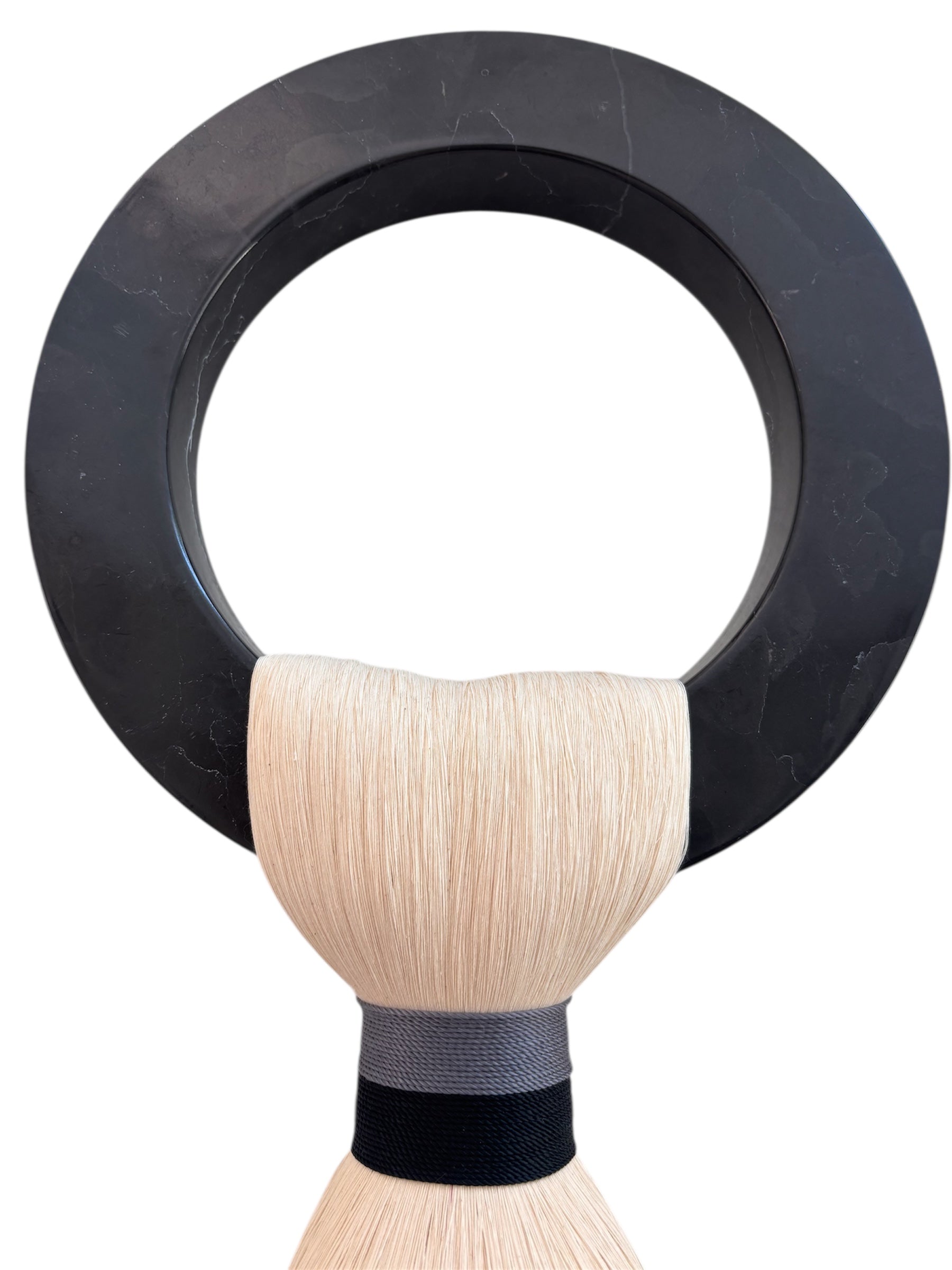 ARO MARMOL NEGRO CHICO 1 BORLA NEGRO/GRIS