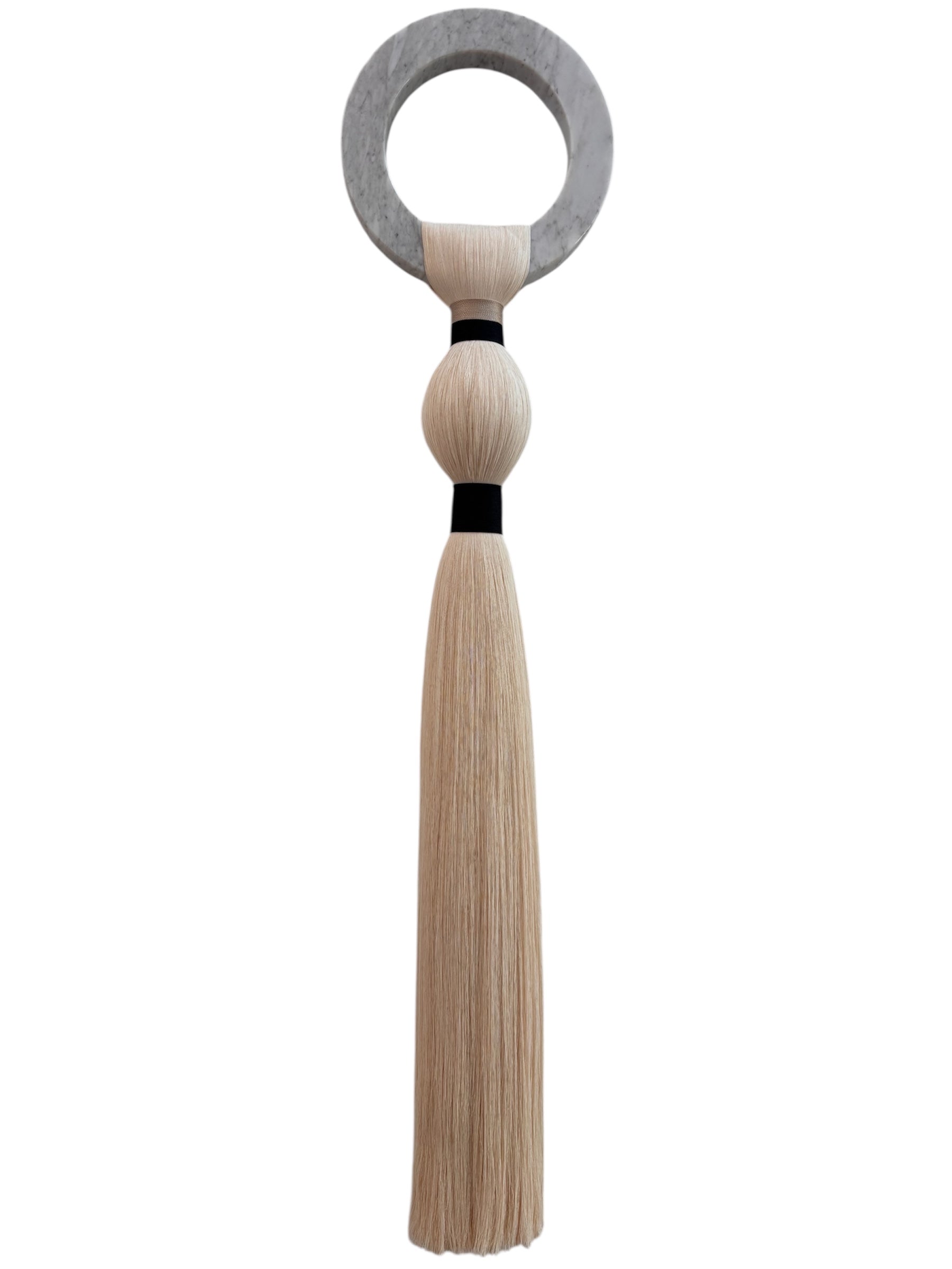 ARO MARMOL BLANCO CHICO 1 BORLA NEGRO/BEIGE