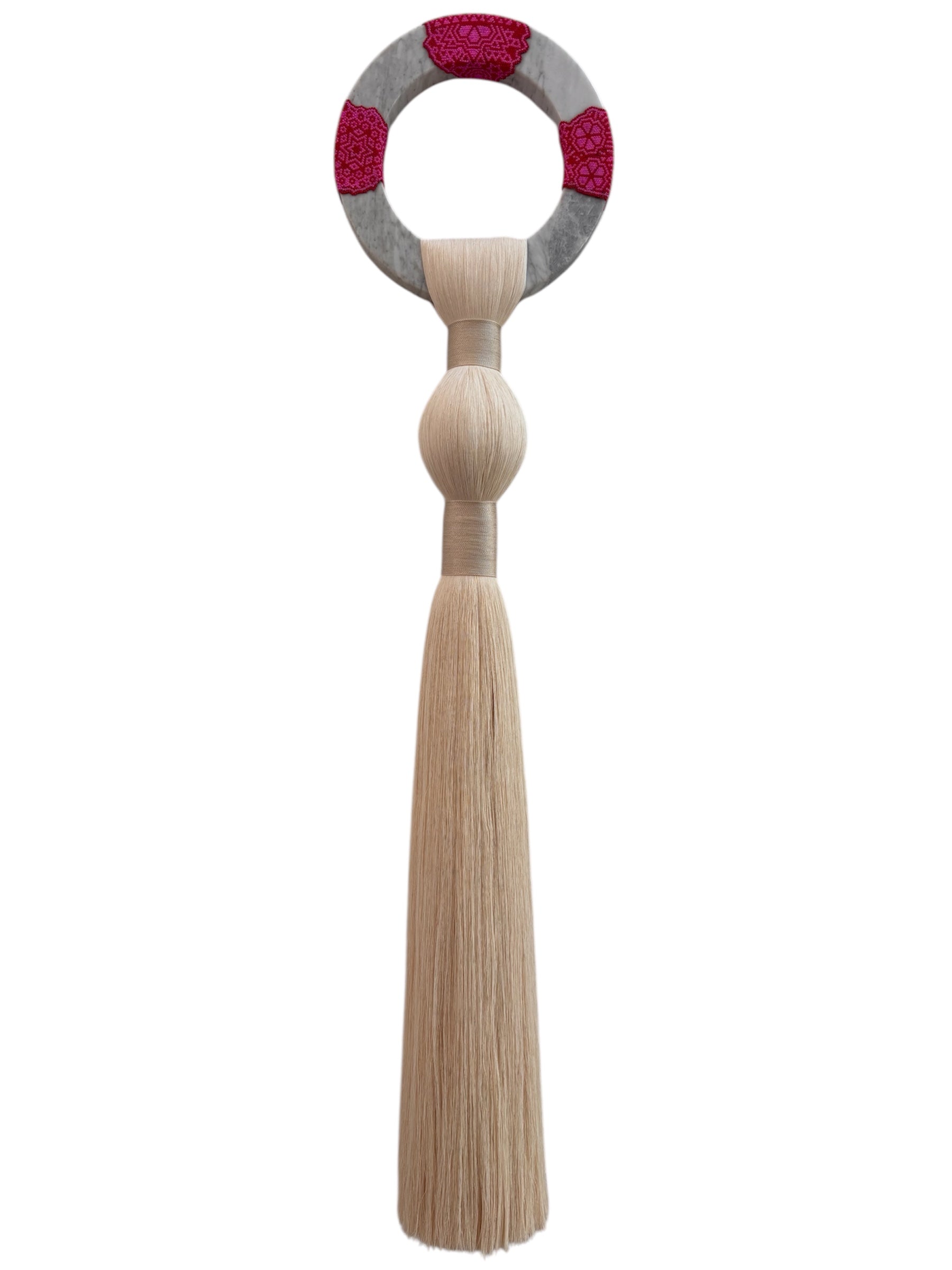 ARO MARMOL BLANCO CHICO HUICHOL