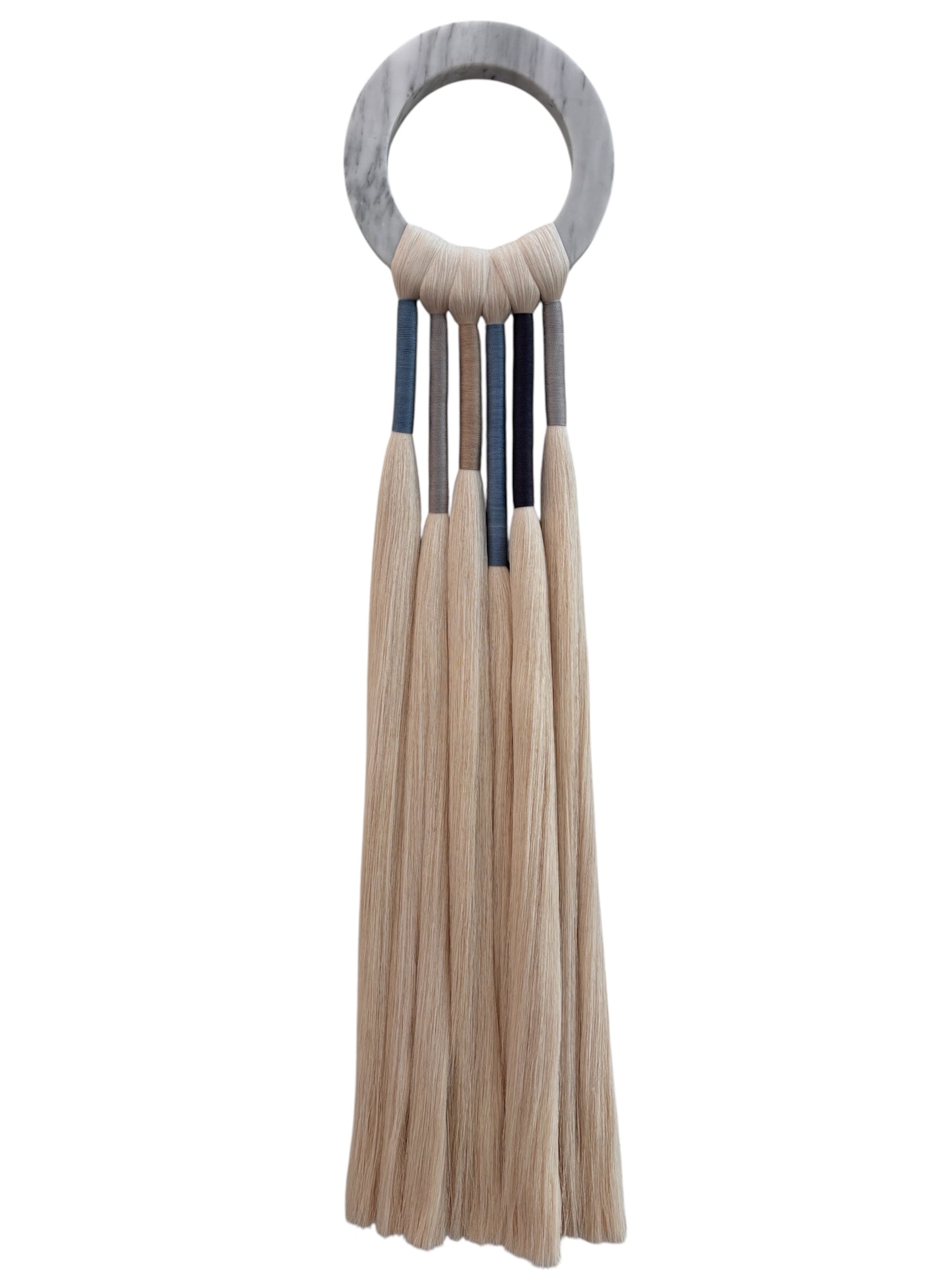 ARO MARMOL BLANCO CHICO  ATADOS AZUL/GRIS/BEIGE