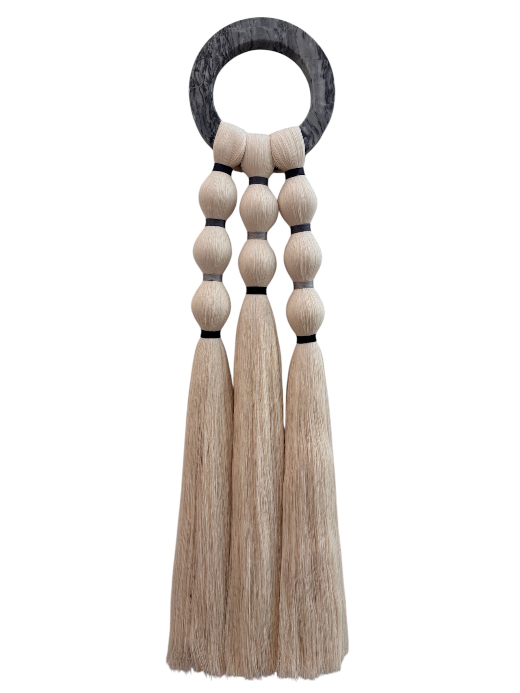 ARO MARMOL GRIS CHICOS 3 BORLAS NEGRO/GRIS