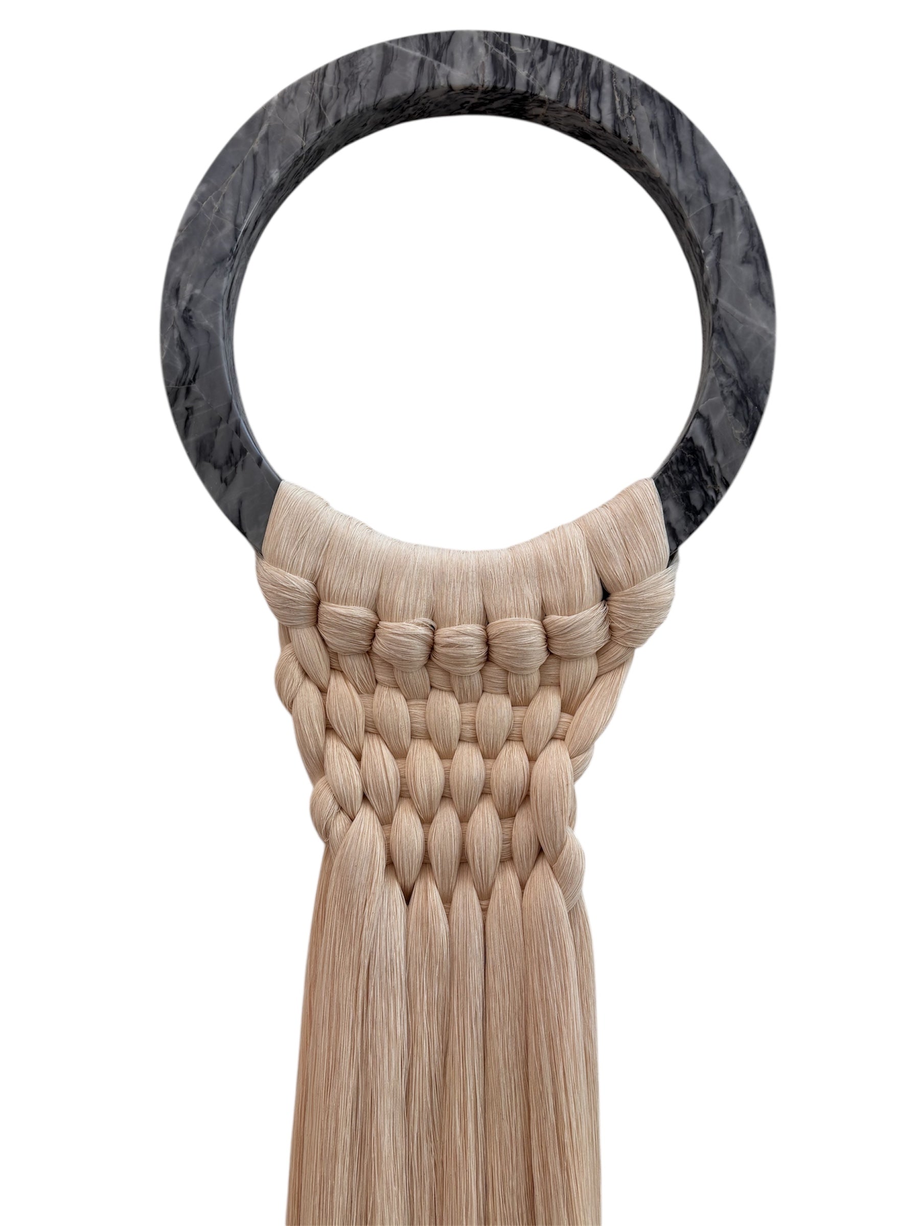 ARO MARMOL GRIS GRANDE NUDOS BEIGE